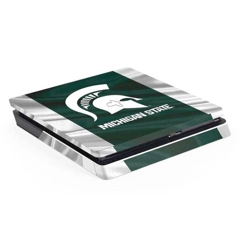 Michigan State University Away Grey Jersey PlayStation PS4 Skins
